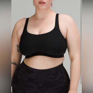 Lululemon Athletica Runtimes Black Sports Bra